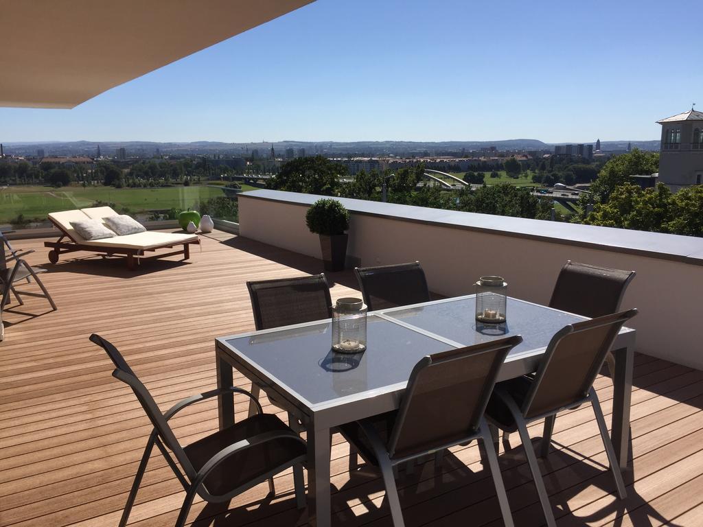 Wohnung Mit Weitblick Dresde Extérieur photo
