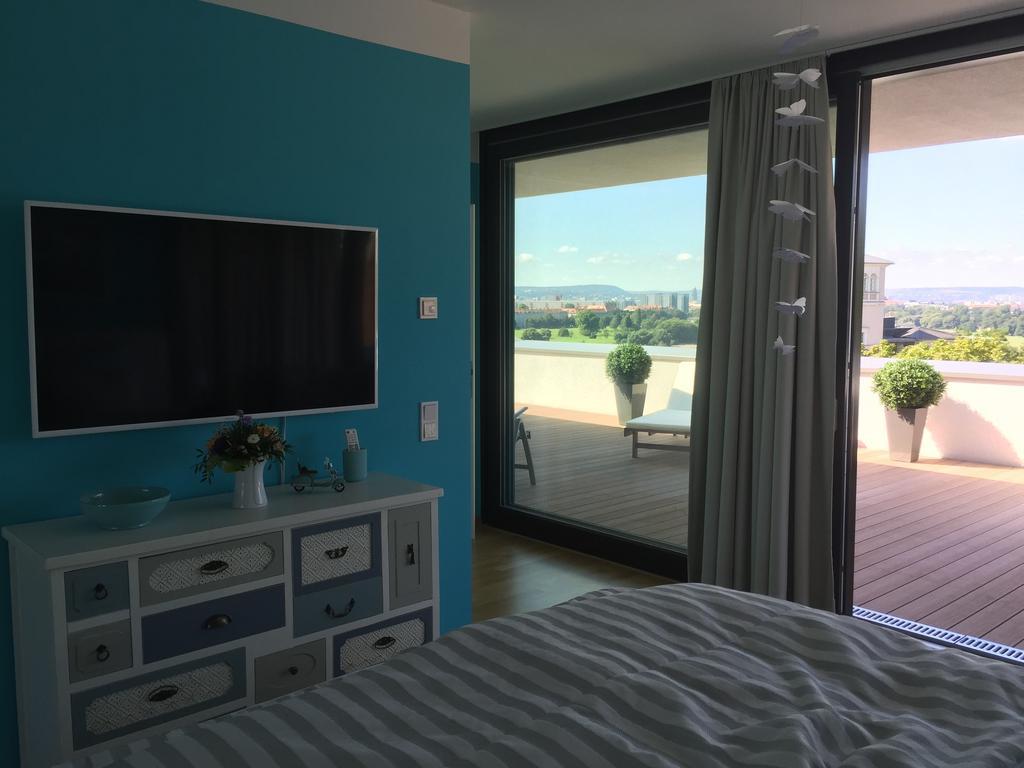 Wohnung Mit Weitblick Dresde Extérieur photo