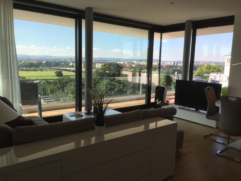 Wohnung Mit Weitblick Dresde Extérieur photo