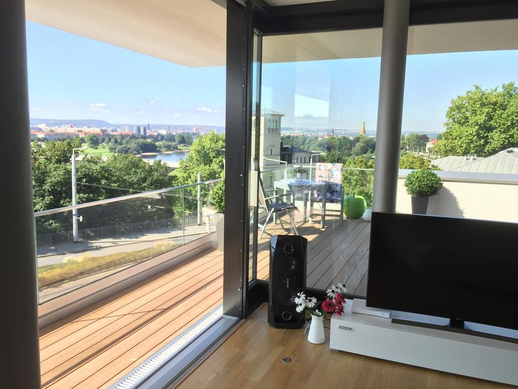 Wohnung Mit Weitblick Dresde Extérieur photo